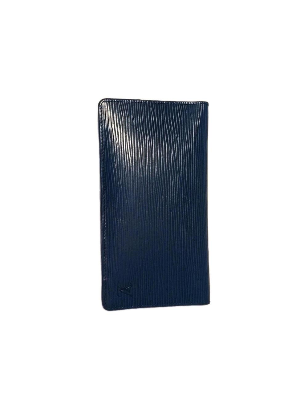 Vintage Louis Vuitton Epi Leather Blue Wallet